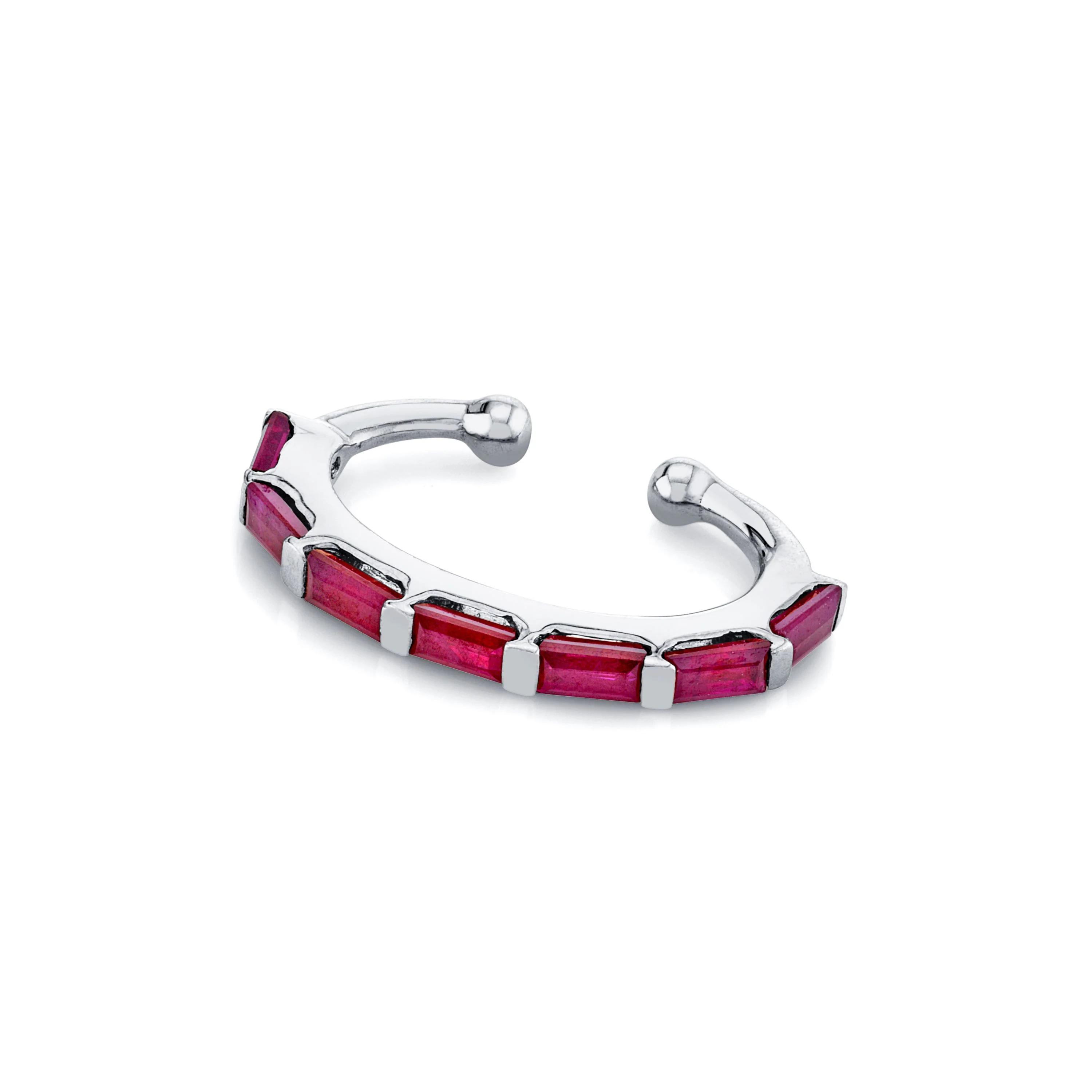 RUBY BAGUETTE EAR CUFF - Image 3