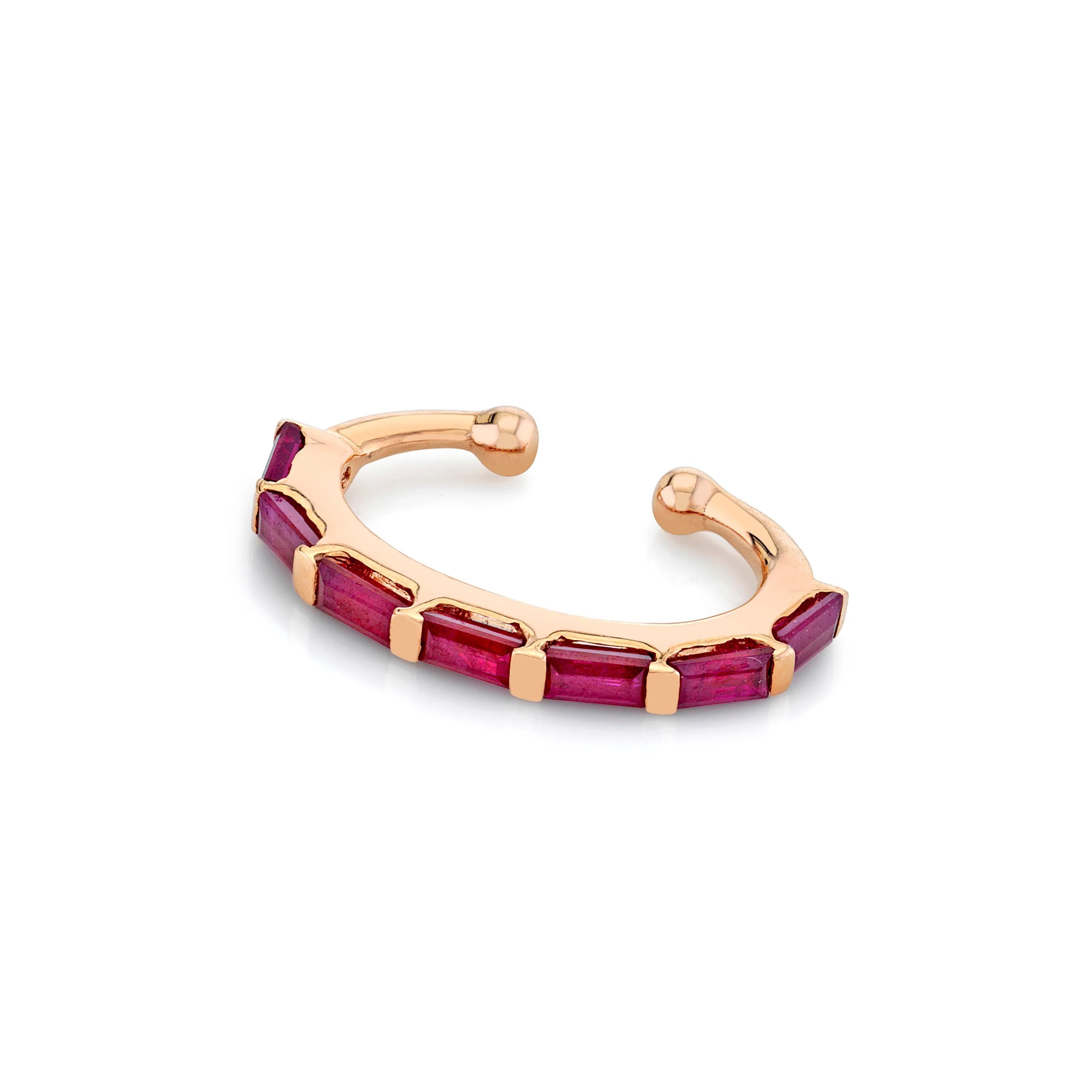 RUBY BAGUETTE EAR CUFF - Image 4