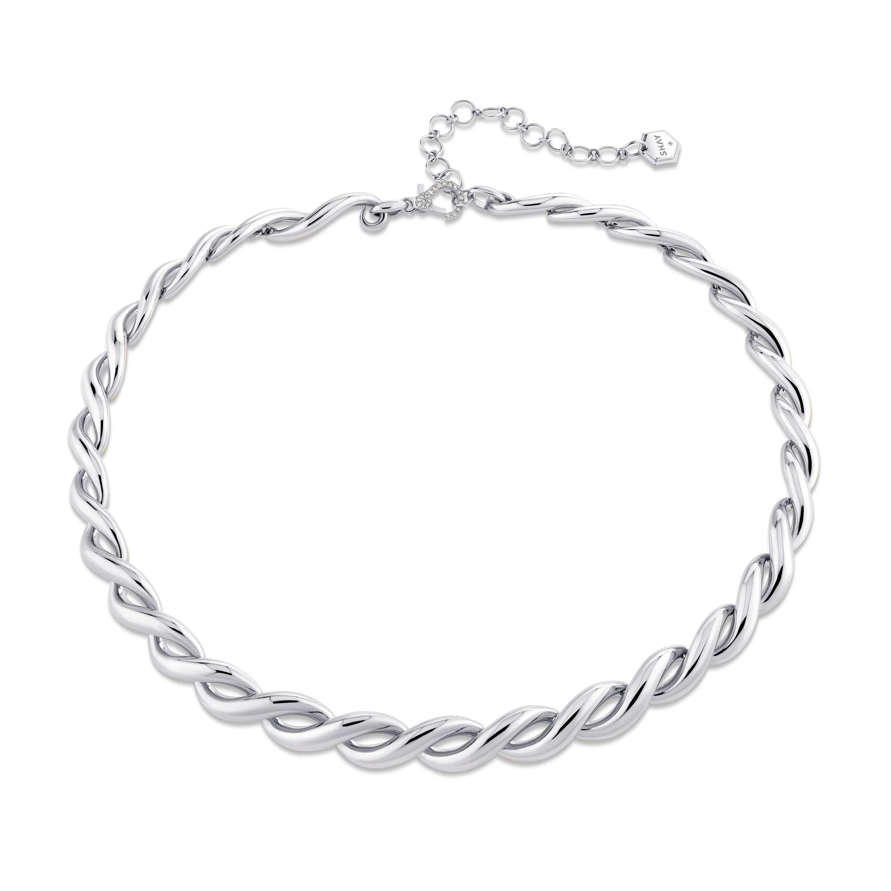 SCULPTED WAVE NECKLACE - Image 3