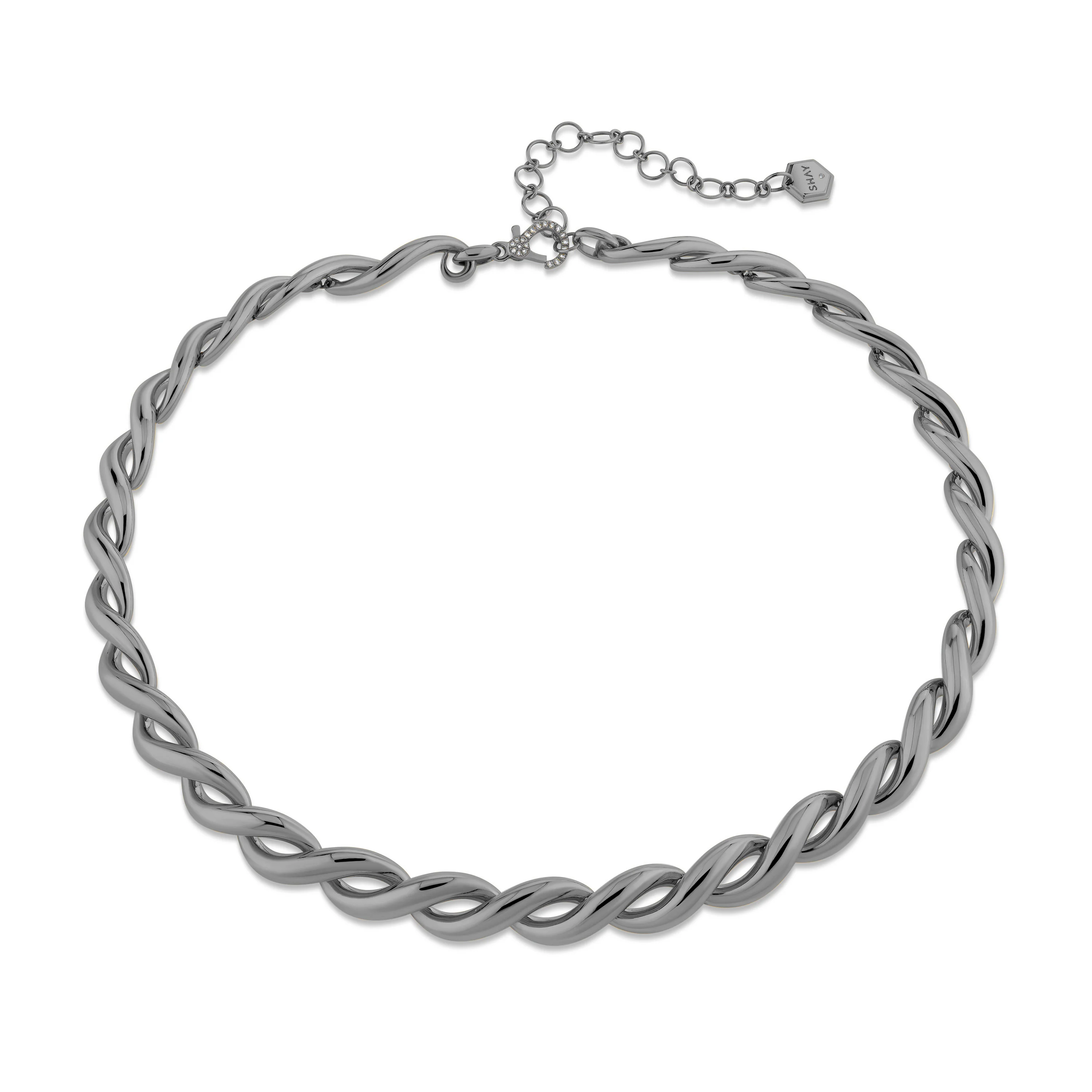 SCULPTED WAVE NECKLACE - Image 5