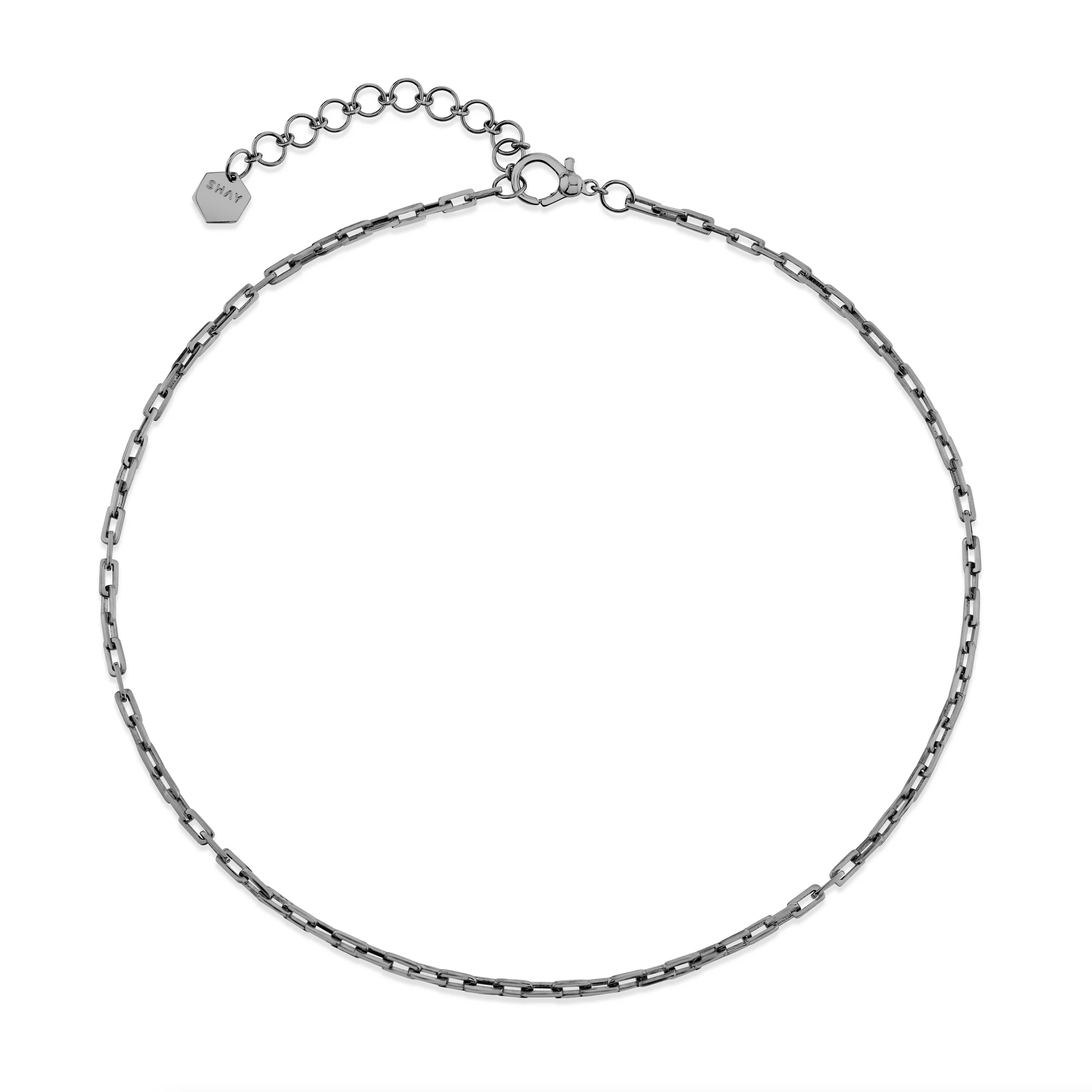 SOLID GOLD BABY DECO LINK NECKLACE - Image 5