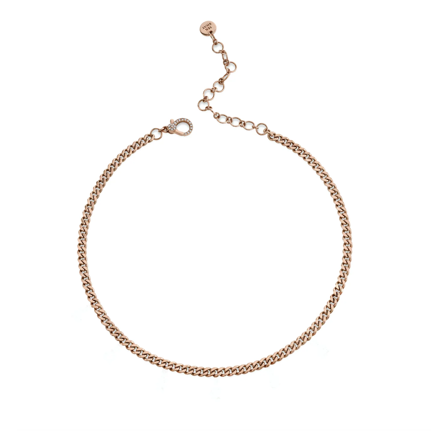 SOLID GOLD BABY LINK NECKLACE - Image 3