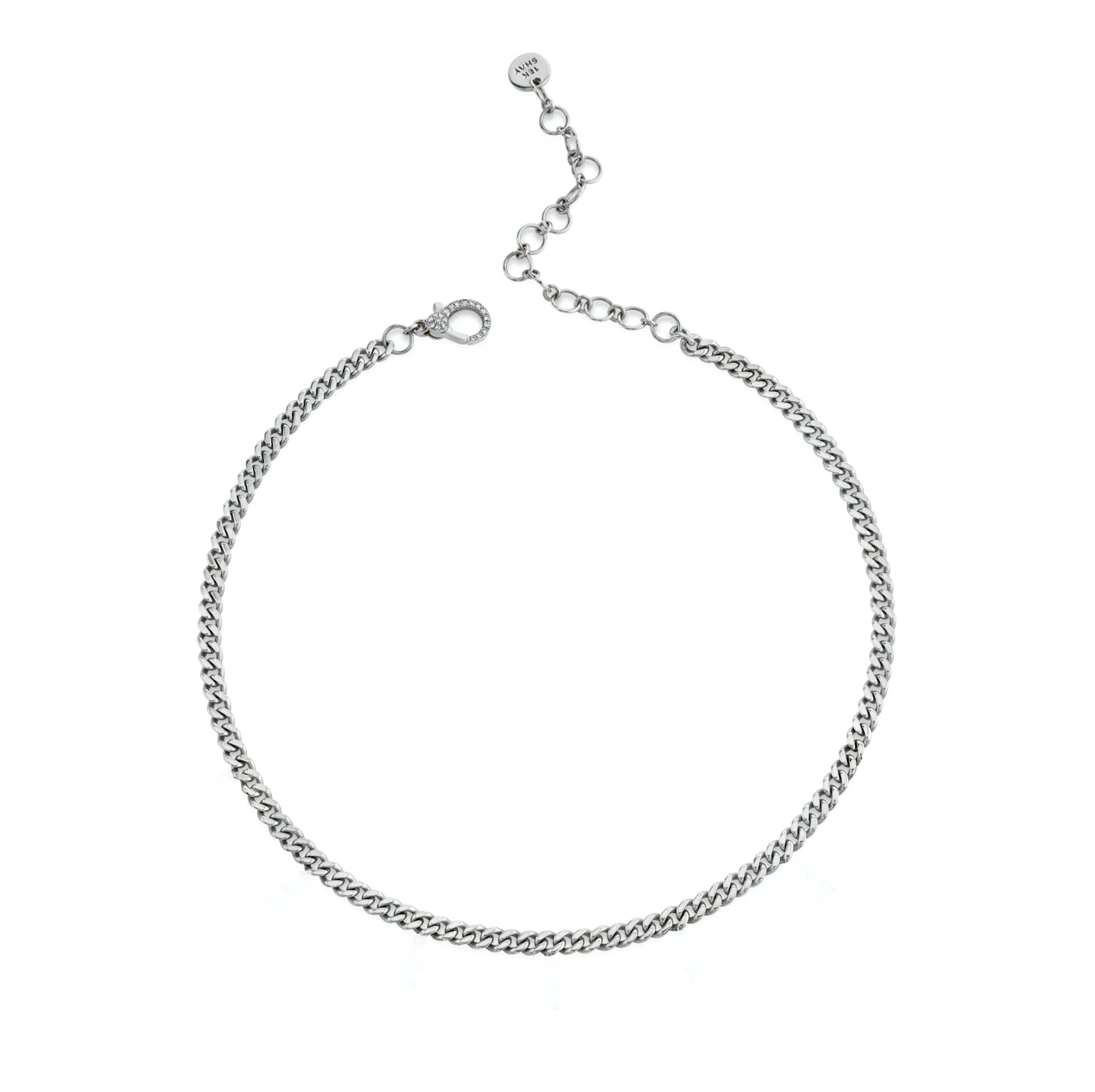 SOLID GOLD BABY LINK NECKLACE - Image 4