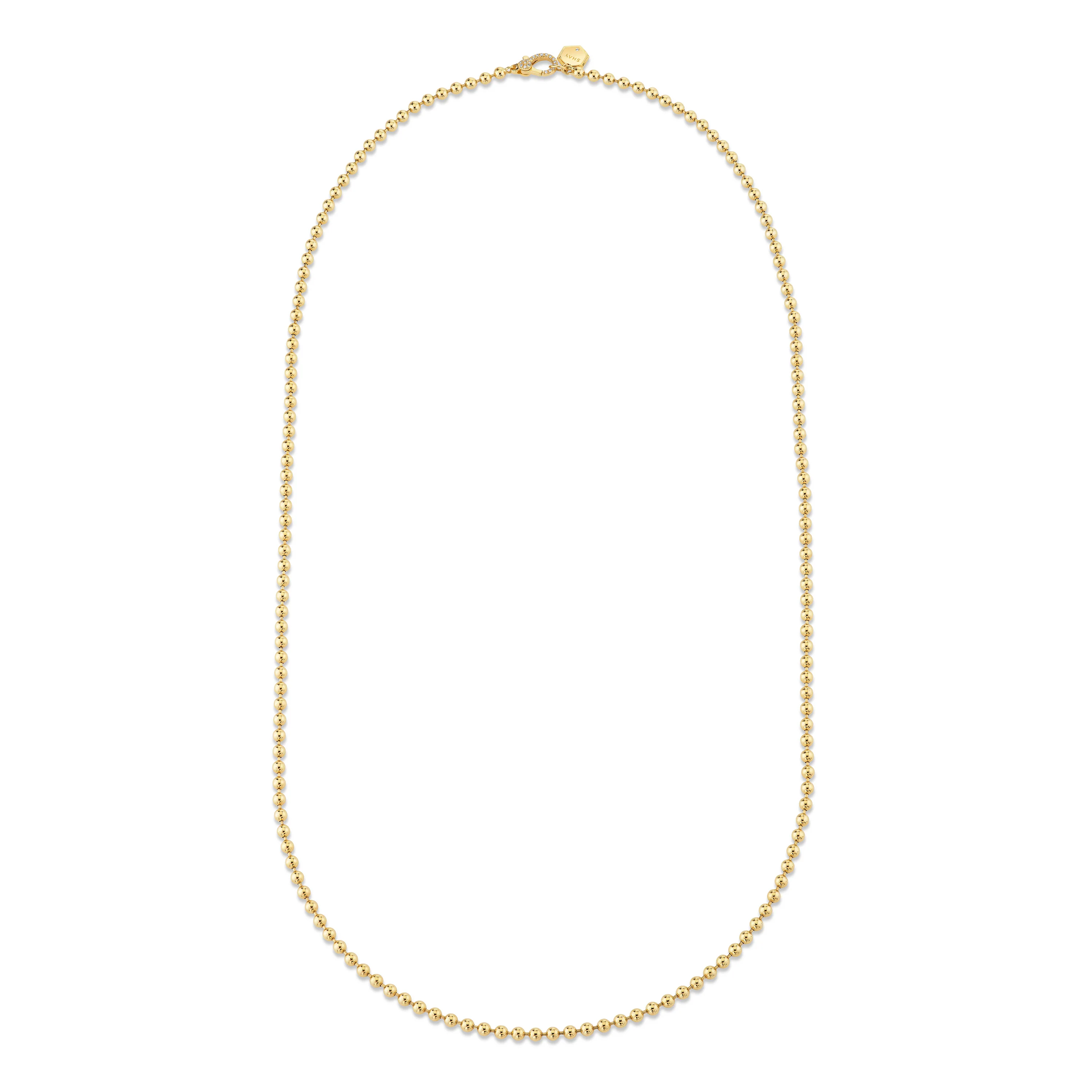 SOLID GOLD BALL CHAIN - Image 3
