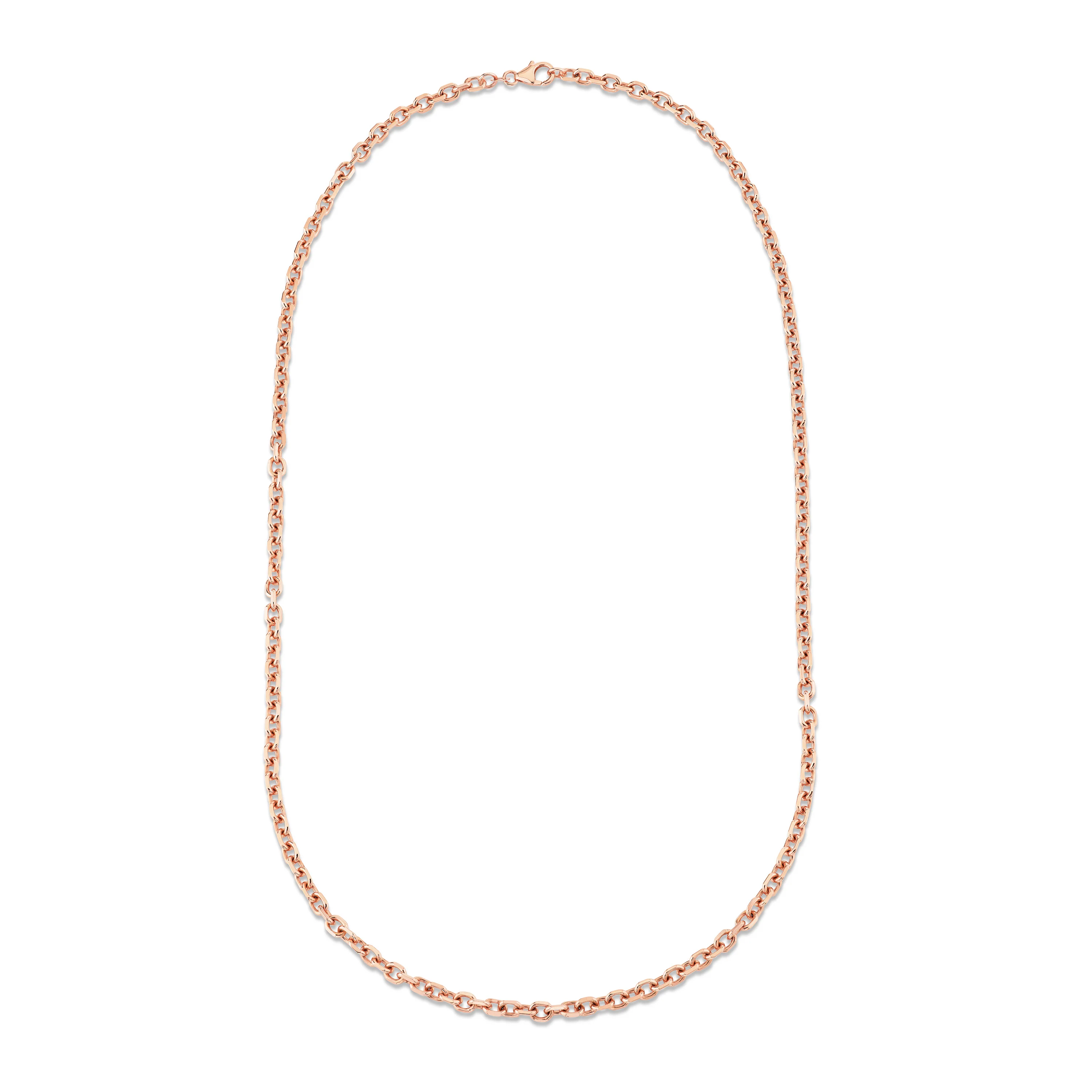 SOLID GOLD HAMMERED CHAIN - Image 4