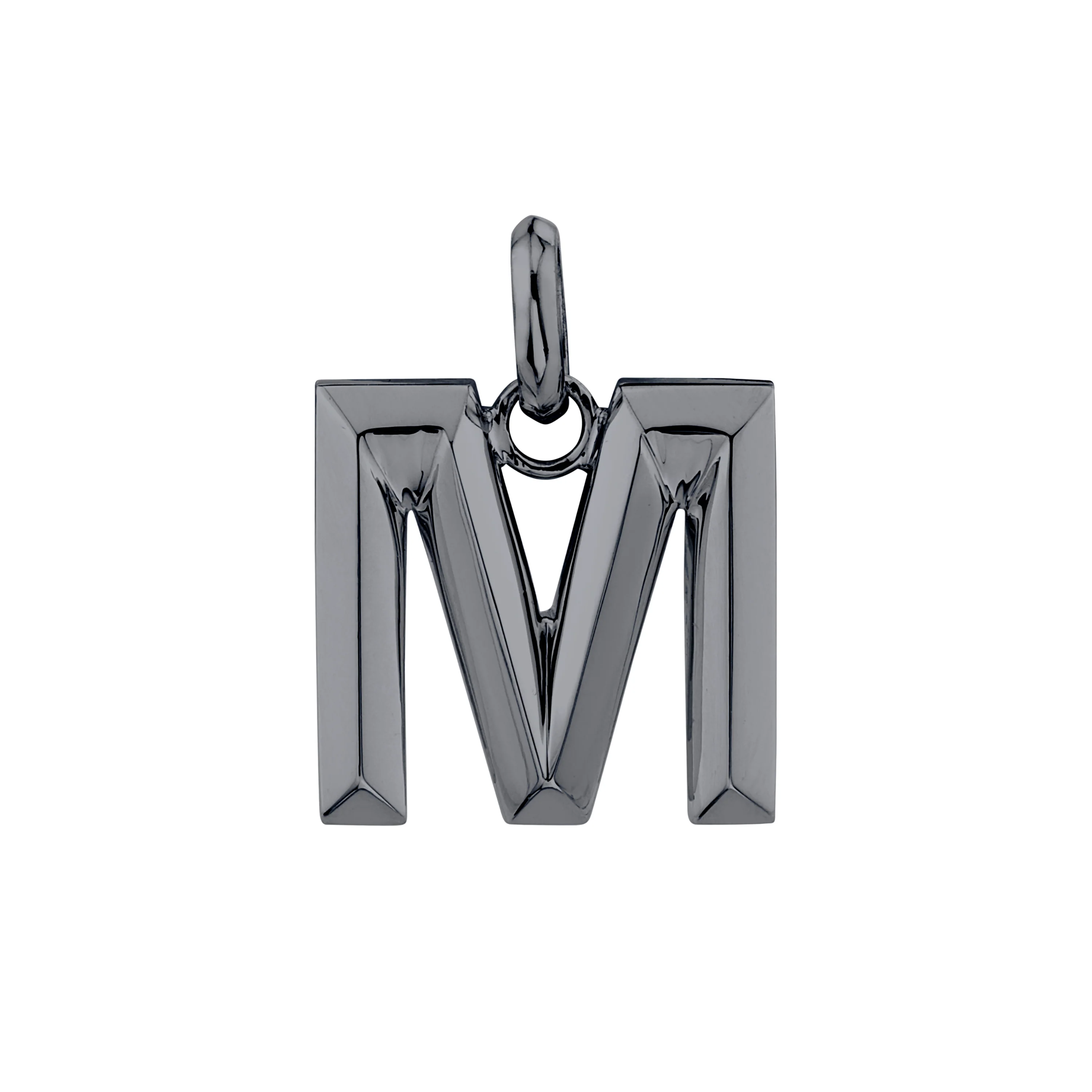 SOLID GOLD LETTER PENDANT - Image 3