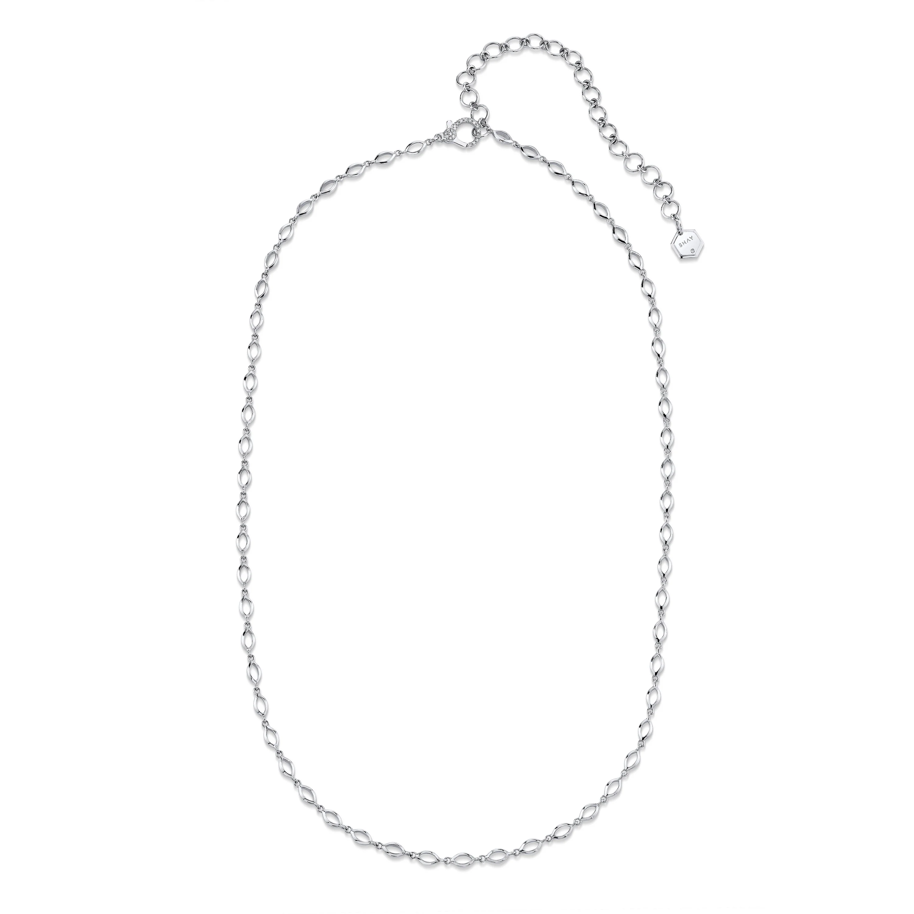 SOLID GOLD MARQUISE CHAIN - Image 2