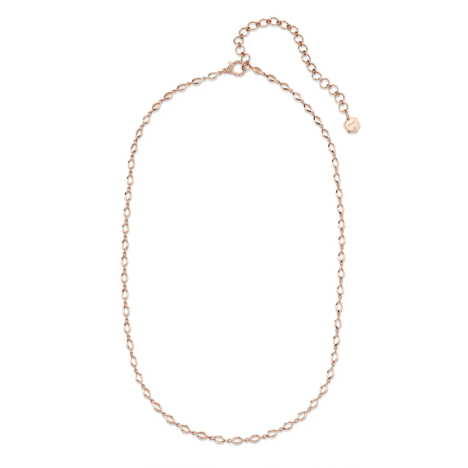 SOLID GOLD MARQUISE CHAIN - Image 3