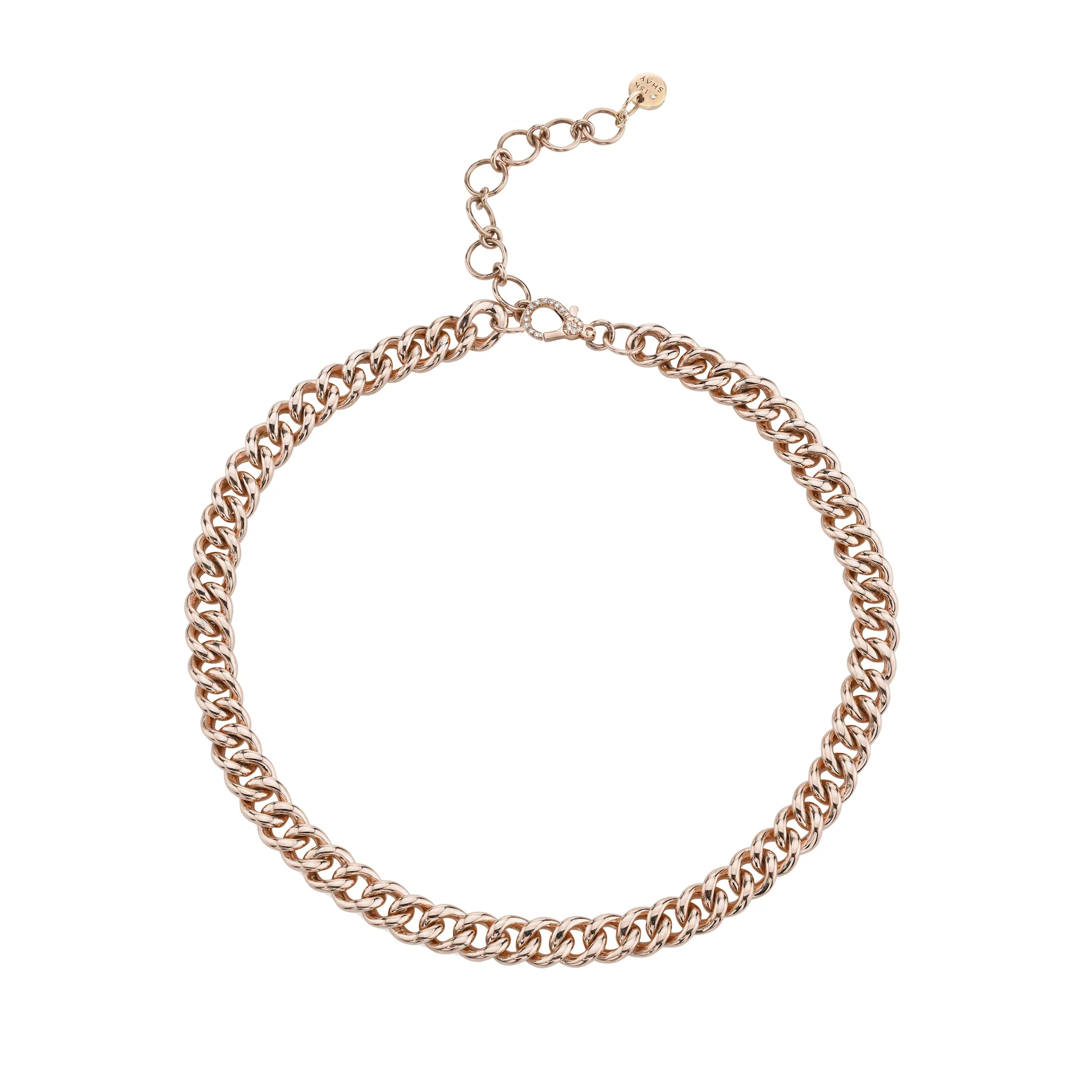 SOLID GOLD MINI LINK ANKLET - Image 3