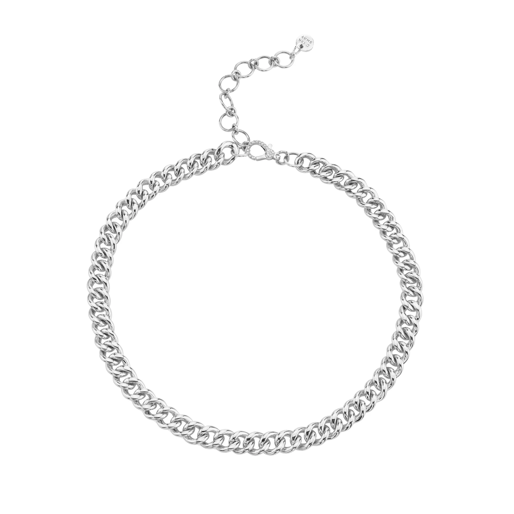 SOLID GOLD MINI LINK ANKLET - Image 4