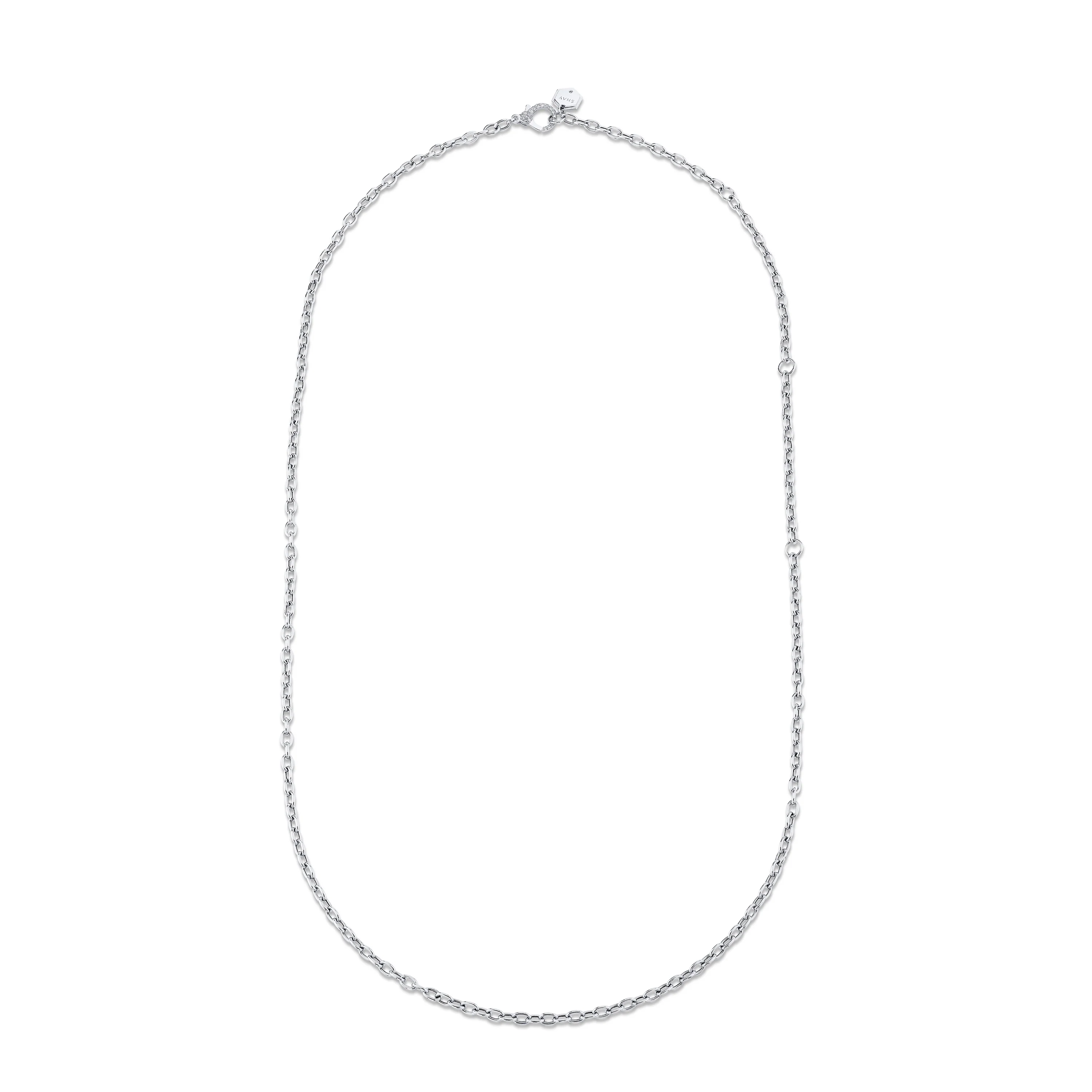 SOLID GOLD OVAL LINK CHAIN - Image 3