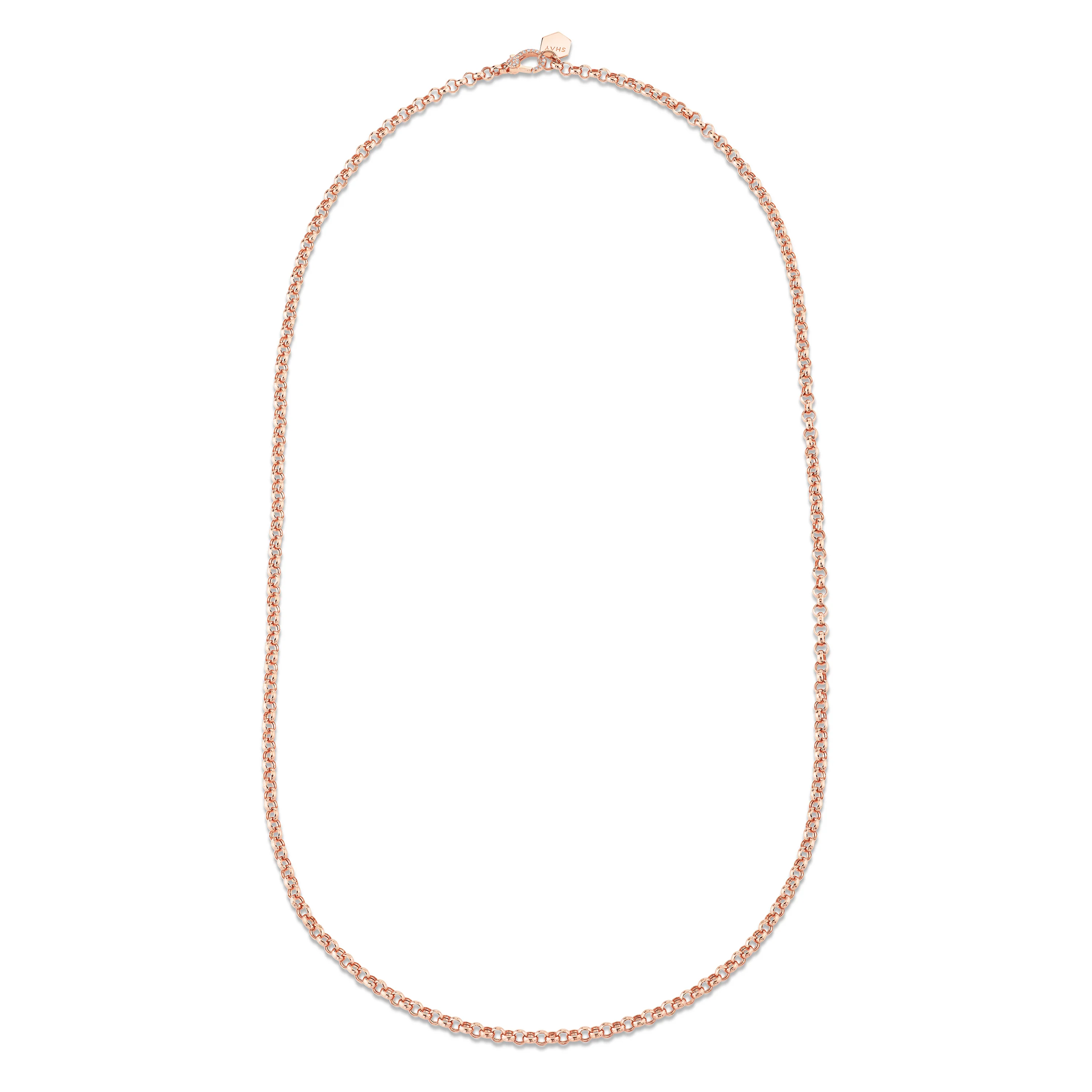 SOLID GOLD ROLO LINK CHAIN - Image 4
