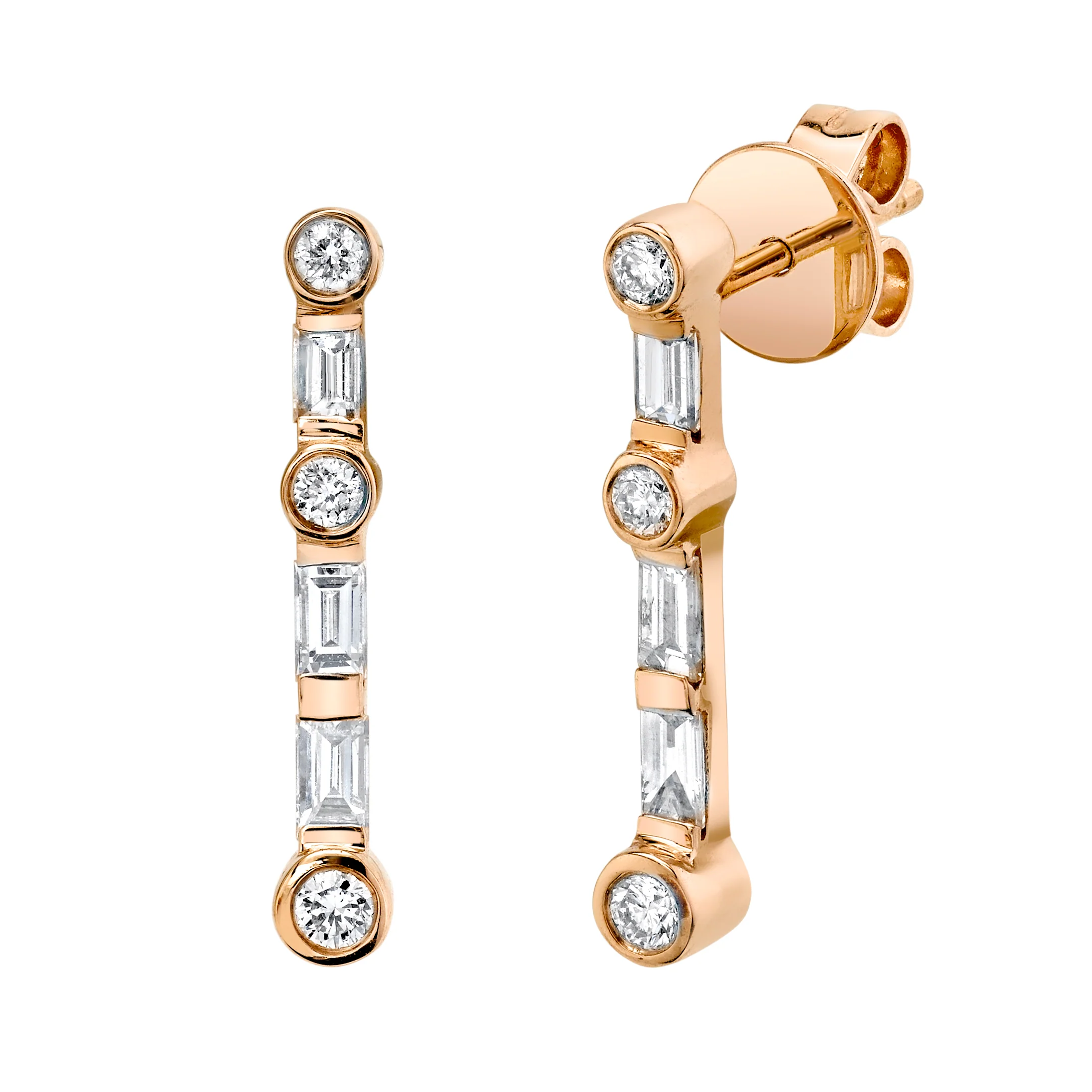 READY TO SHIP DIAMOND STICK-BONE STUDS - Image 3