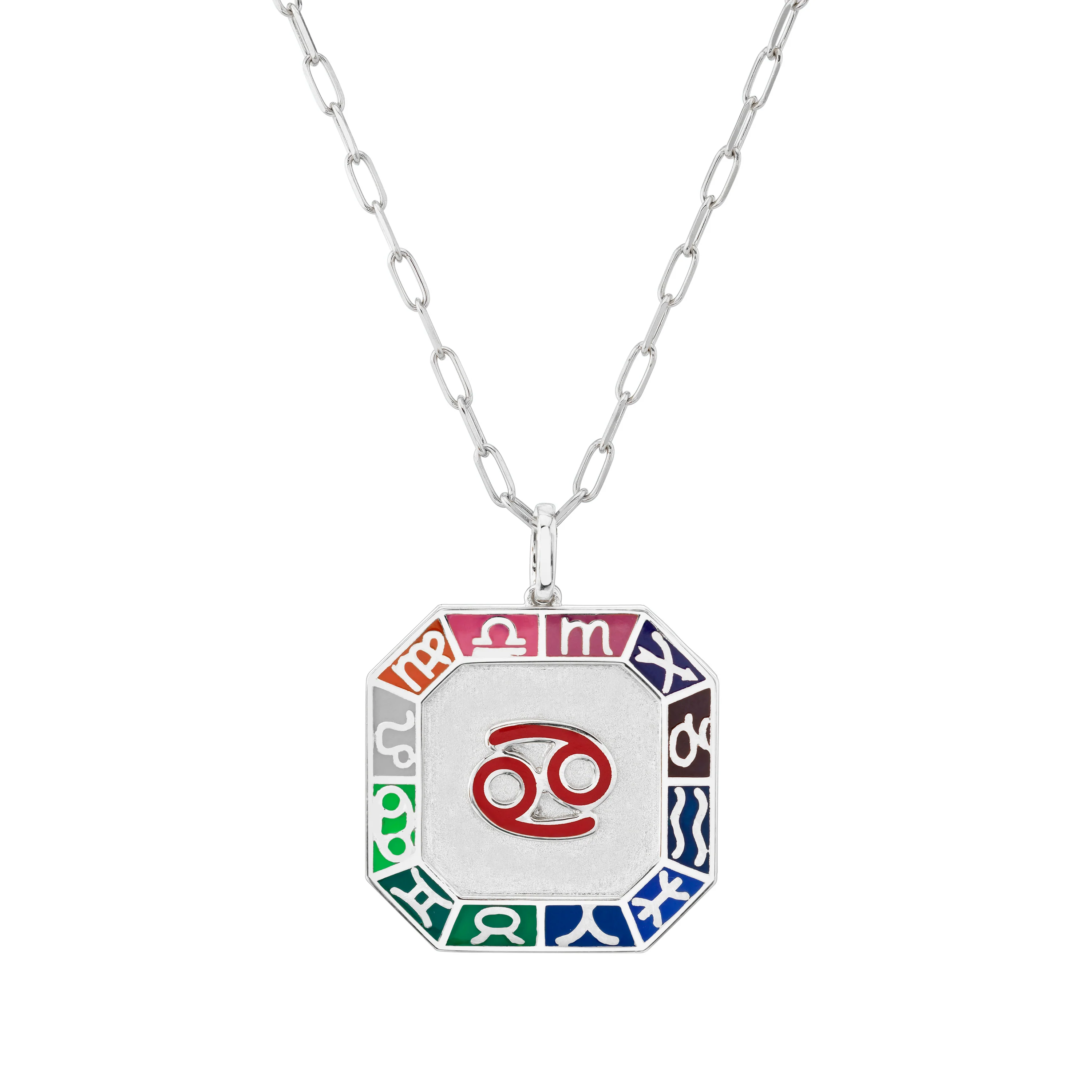 ZODIAC OCTAGON DISK PENDANT - Image 5